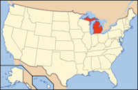 MI 220px-Map of USA MI
